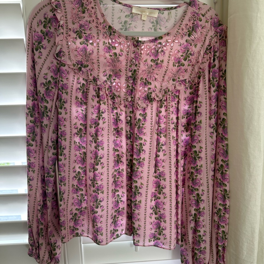 Floral Pink Women's Top Love Shack Fancy